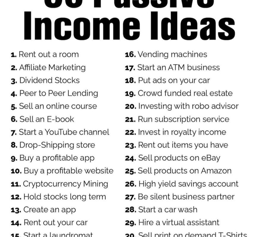 ideas for passive income streams &raquo;