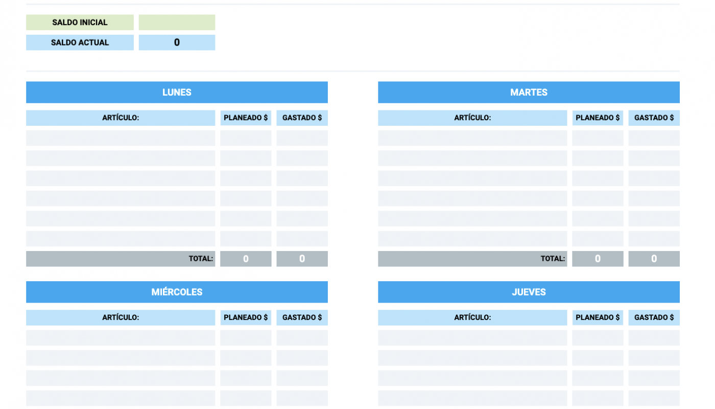 ideas simples para presupuestos mensuales &raquo;