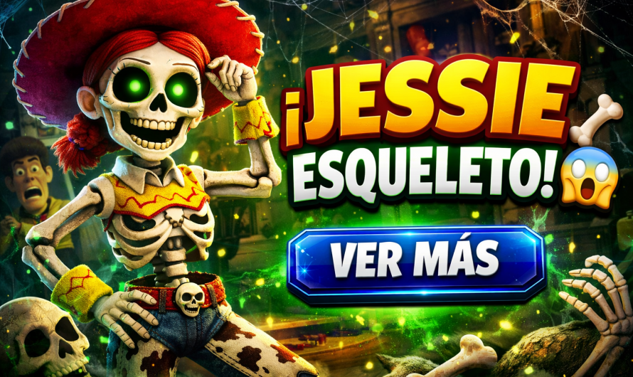 Descubre cómo se vería Jessie convertida en esqueleto dentro de Toy Story 😱🦴