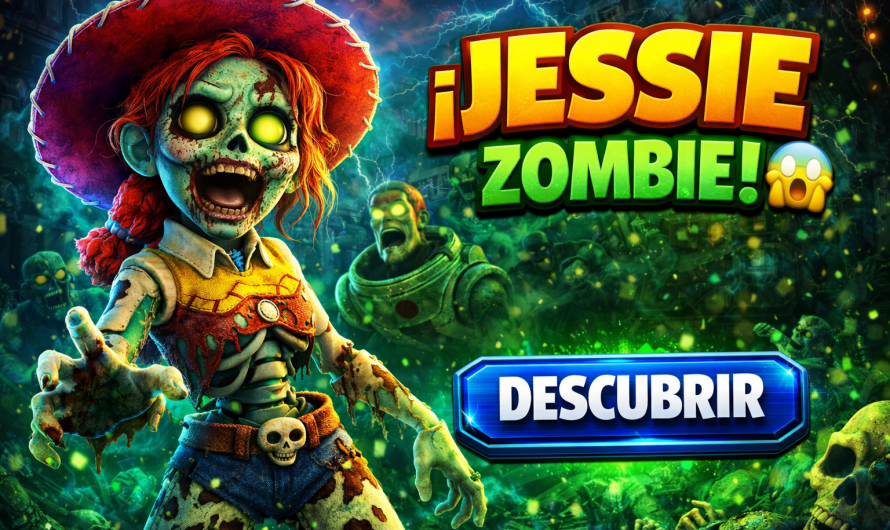 Así se ve Jessie convertida en zombie en una historia secreta que nadie te contó 😱🧟
